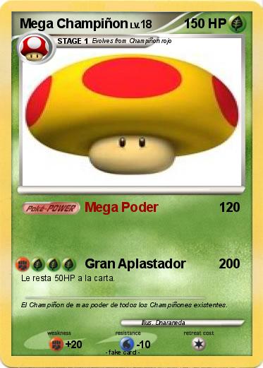 Pokemon Mega Champiñon