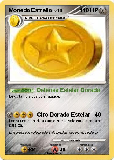 Pokemon Moneda Estrella
