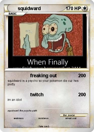 Pokemon squidward