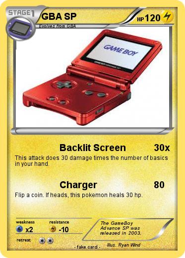 Pokemon GBA SP