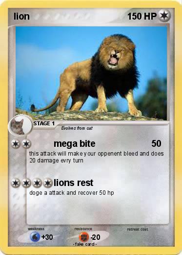 Pokemon lion