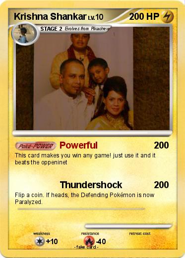 Pokemon Krishna Shankar