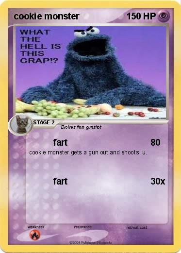 Pokemon cookie monster