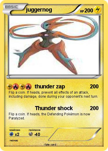Pokemon juggernog