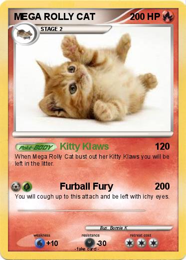 Pokemon MEGA ROLLY CAT