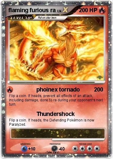 Pokemon flaming furious ra