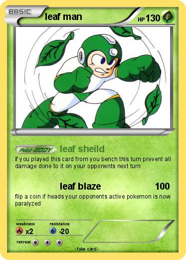 Pokemon leaf man