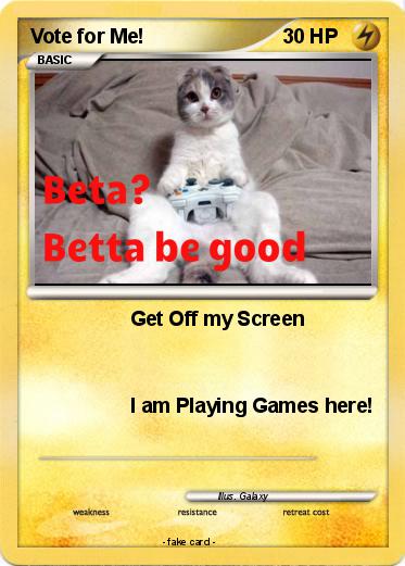 Pokemon Vote for Me!