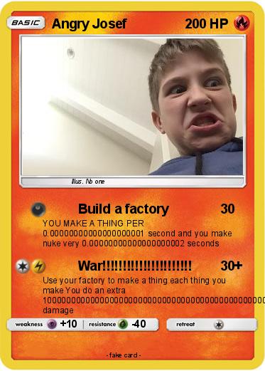 Pokemon Angry Josef