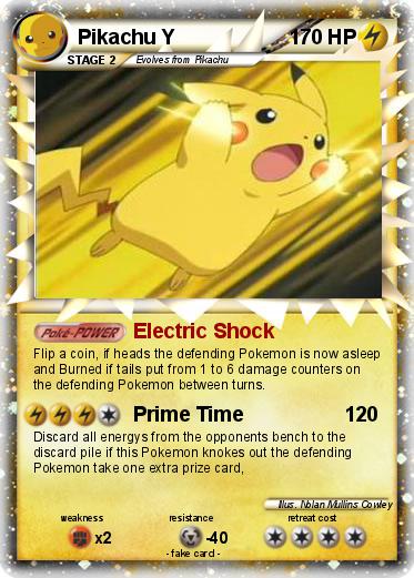Pokemon Pikachu Y