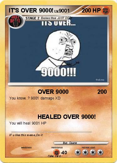 Pokemon IT'S OVER 9000!