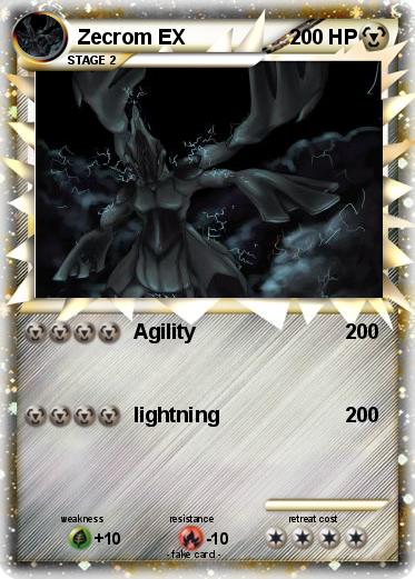 Pokemon Zecrom EX