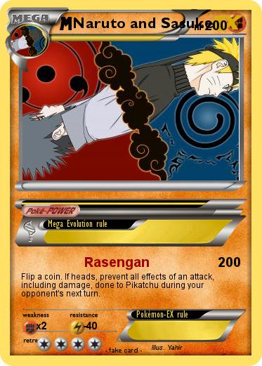 Pokemon Naruto and Sasuke