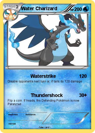 Pokemon Water Charizard
