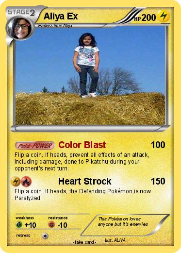 Pokemon Aliya Ex