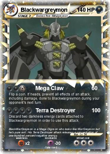 Pokemon Blackwargreymon