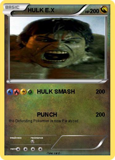 Pokemon HULK E.X