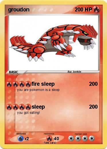 Pokemon groudon