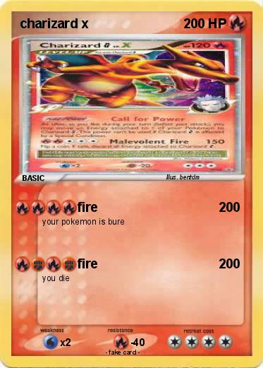 Pokemon charizard x