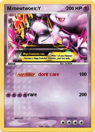 Pokemon M mewtwoex:Y