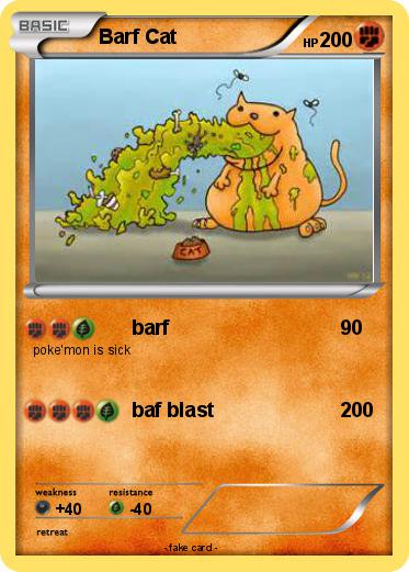 Pokemon Barf Cat