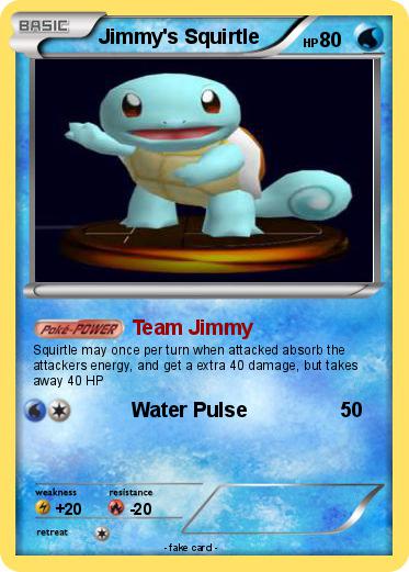 Pokemon Jimmy's Squirtle