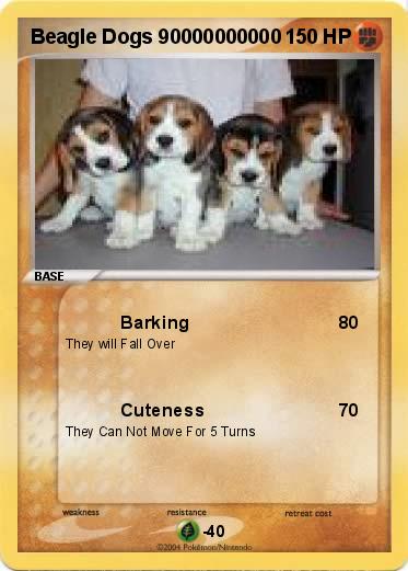 Pokemon Beagle Dogs 90000000000