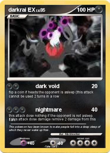 Pokemon darkrai EX