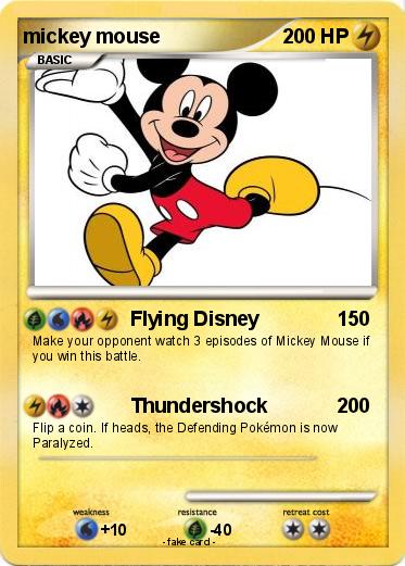 Pokemon mickey mouse