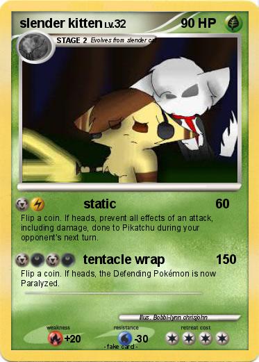 Pokemon slender kitten