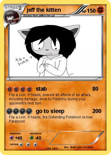Pokemon jeff the kitten