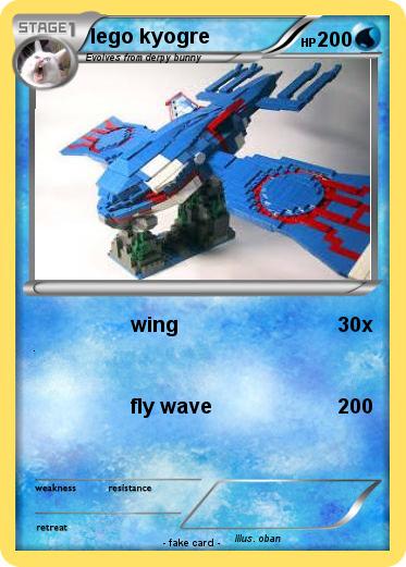 Pokemon lego kyogre