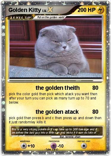 Pokemon Golden Kitty