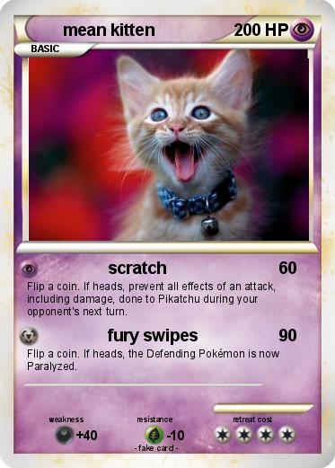 Pokemon mean kitten