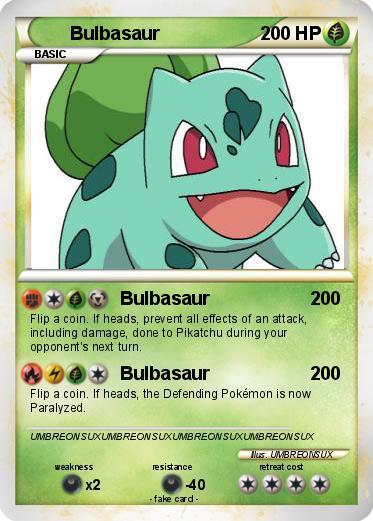 Pokemon Bulbasaur