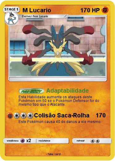 Pokemon M Lucario