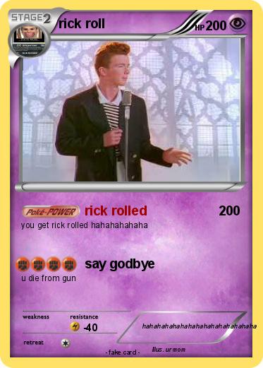 Pokemon rick roll