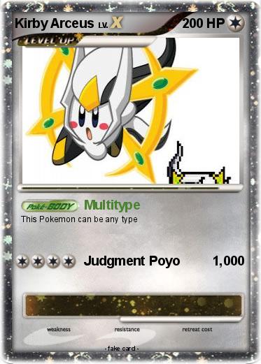 Pokemon Kirby Arceus
