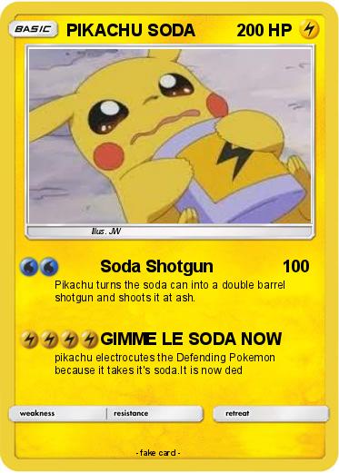 Pokemon PIKACHU SODA