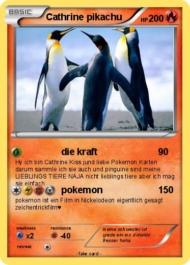 Pokemon Cathrine pikachu