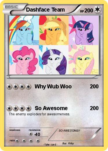 Pokemon Dashface Team