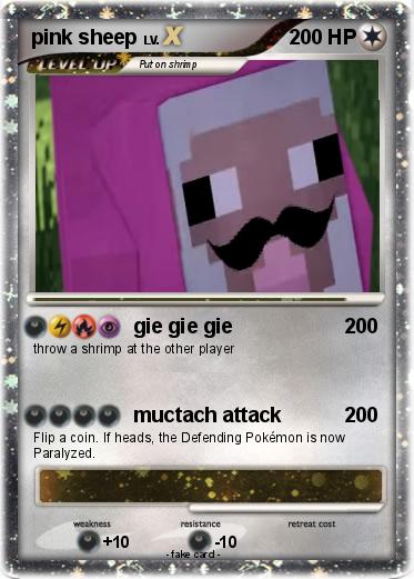 Pokemon pink sheep