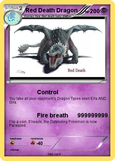 Pokemon Red Death Dragon