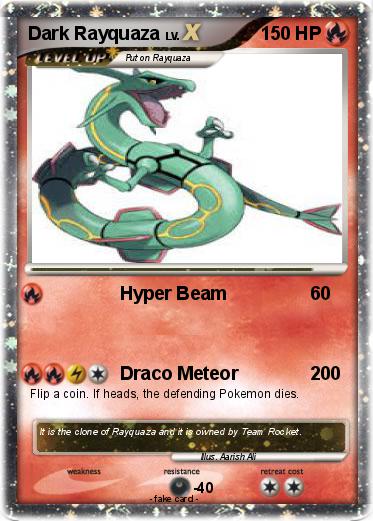 Pokemon Dark Rayquaza