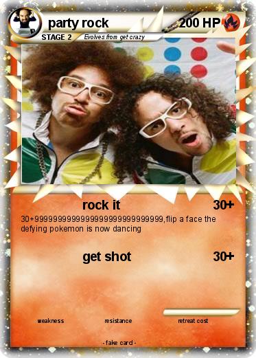 Pokemon party rock