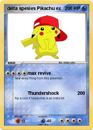 Pokemon delta spesies Pikachu ex