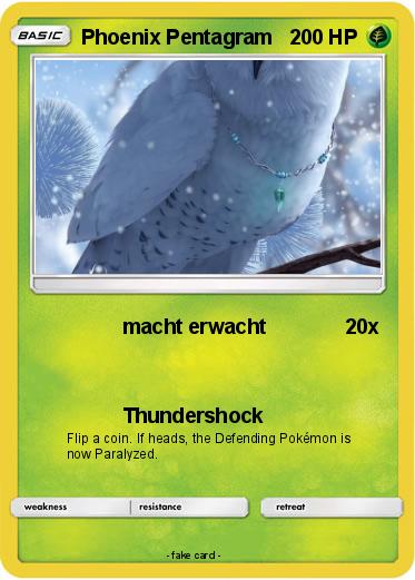 Pokemon Phoenix Pentagram