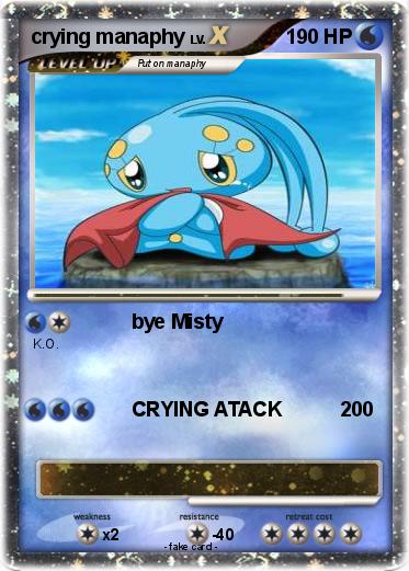 Pokemon crying manaphy