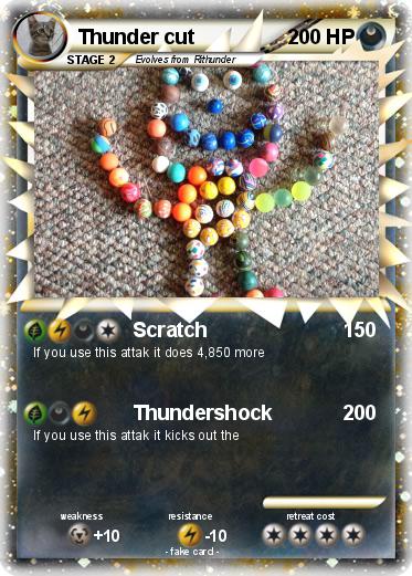 Pokemon Thunder cut