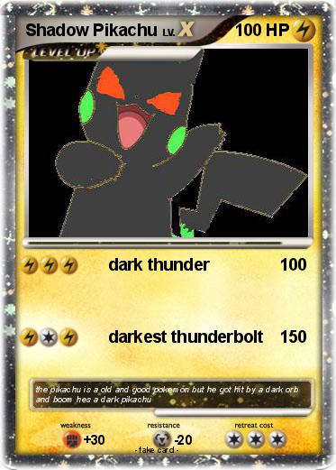 Pokemon Shadow Pikachu